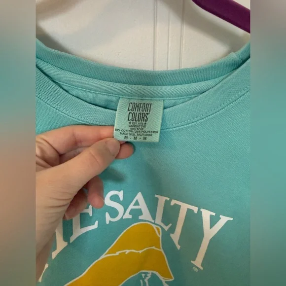 The Salty Dog turquoise crewmen’s medium - Picture 4 of 4